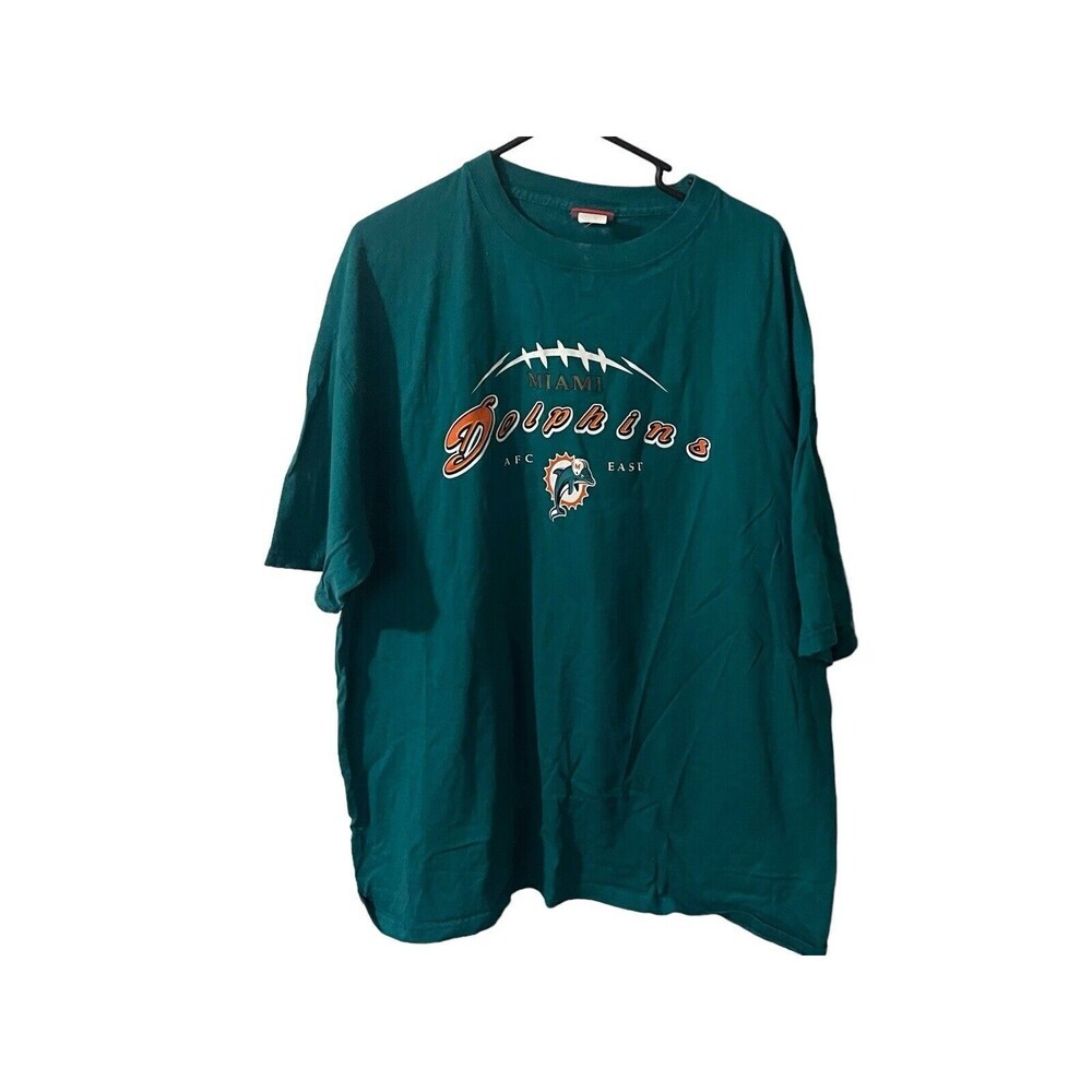 NFL Miami Dolphins T-Shirt Tial Football Size 2XL